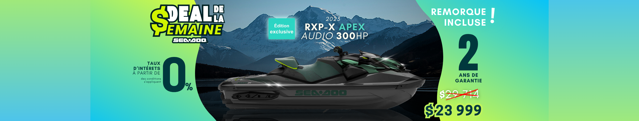 RXP-X APEX 2023 DEAL DE LA SEMAINE